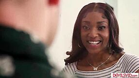 Guy Fucks Ebony Wife and Her Best Friend