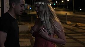 Fucked outdoors by earth milf domination