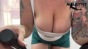 I enjoy a quiet moment in the gym, touching myself subtly when alone