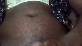 sexyjayla254 strokes big black cock solo