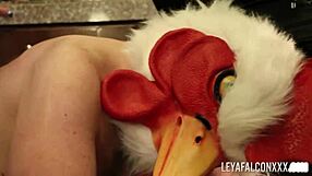 Hot blonde leya falcon eats da big salami of shane diesel