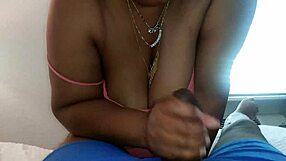 Bbw with big tits sucking big black cock deepthroat like a champion