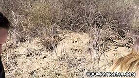 COP TRAFFIC STOP GUY PULVERIZES HER MOUTH, TIGHT PUSSY, AND DOUBLE PENETRATION!