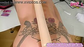 this german teen tries her first anal with a dildo in casting