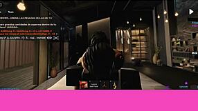 Big black cock fucks bent over prostitute