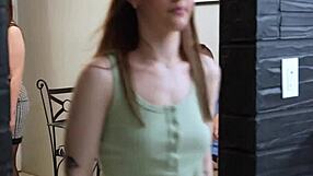 Trinity Nicky And Melody's Truth Or Dare Turns Sexual With Bent Over Brunette, Small Tits, Assfucking, Huge Cock, Monster Cock, Rough Cougar Play