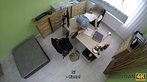 Loan4k girl strips for loan and sex