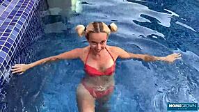 Afternoon quickie with sexy babe Lolipop and Mark Pirson