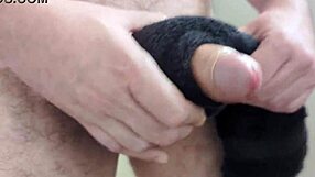 Massive Cumshot In Bathroom Masturbation