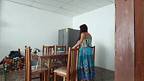 Sinful Maid Spreads Her Pretty Pussy Open