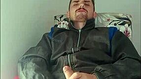 Saymon fucks brunette in striptease, ripping clothes