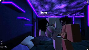 hey, wanna see erans and rizza in roblox action?