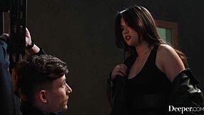 Deeper Baddie Lulu Dominates Young Rookie Cop!