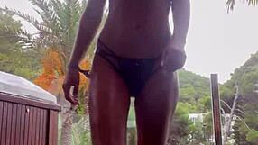 Monika fox pierces nipples shaved pussy masturbates squirts in homemade softcore scene