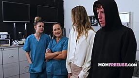 rando sneaks into office to freeuse a tall blonde milf in wild fantasy. wonder what’s next for this cougar?