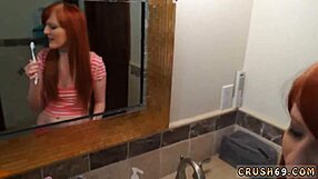 i saw step mom and daughter exercising with ball, dad caught me spying