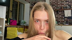 Cutie Sucks Me Off Before Putting A Condom