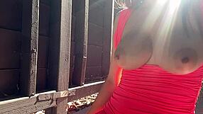 Italian Solo Big Tits Artemisia Love Hot Solo Bouncing Outside