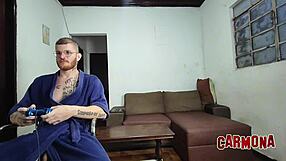 Stepmom proves fucking pussy beats video games