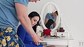 By bitch got a hard lesson on why she must wear panties