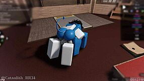 Demon girl rides monster cock in round 2 sex with follower.