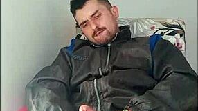 Saymon fucks brunette in striptease, ripping clothes