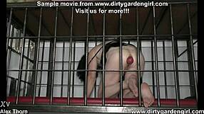 Caged Dirtygardengirl Self Anal Fisting & Prolapse Extreme