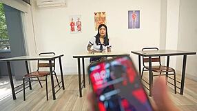 aradia hellx fucks teacher in classroom to pass class?