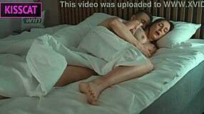 The step son felt so desperate after losing his keys, he came to step mom to share the bed and they fucked passionately