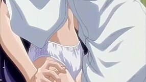 Horny wife in lingerie cheats with her maid, moaning during lesbian double penetration.