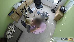 loan4k agent fucks tight teen pussy for cash approval