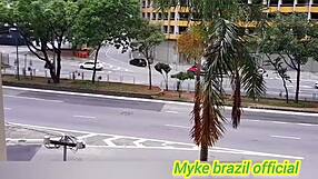 I took off my panties for my boyfriend, he licked my pussy and ass, making me orgasm in lingerie