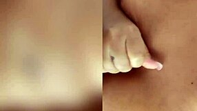 i find her watching porn and can't resist her tit handjob