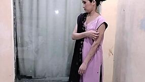 real rough indian scene with cute 18 year old college teen