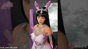slutty shino moon queen cosplay bitch with tits and pussy