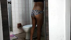 Hey, why's the boss's stepdaughter undressing in the bathroom?