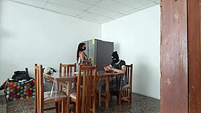 Sinful Maid Spreads Her Pretty Pussy Open