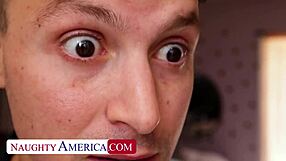 Big tit milf gets fucked in the bathroom, doesn't she?