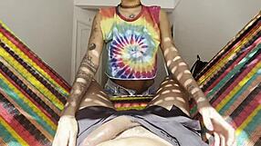 I gave a wet blowjob to my tattooed pretty girlfriend before fucking her.