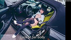 Rinka okita jerk off challenge part 1