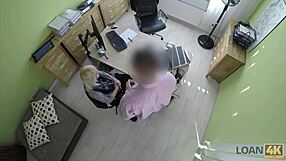 loan4k agent fucks tight teen pussy for cash approval