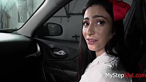 Step Dad Lifts Teen Skirt, Fucks Her POV After Jasmine Vega Scene