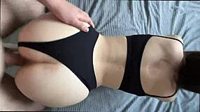 The Perfect Girl With A Big Ass Allowed Herself To Cum