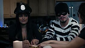 four stepsiblings agree to a full-on sex party - swapsister. they ride and fuck hard