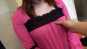 Watch this asian with big tits give a blowjob and cum in mouth?