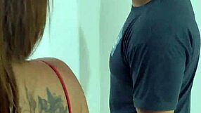 Brazilian milf aunt from countryside gets cum in mouth after homemade fucking