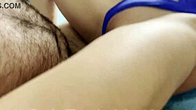 Stepmom helps me cum with a good blowjob and close-up pov teasing her wet tits and pussy