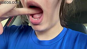 Latina Spits in Mouth While Teasing Ass and Panties