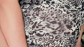 Pregnant Maid Shows Big Boobs and Hairy Pussy Alone