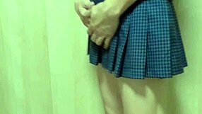 Japanese schoolgirl anal with pierced nipples